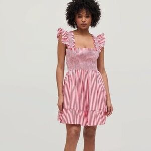 NEW Hill House - The Elizabeth Nap Dress in Cherry Stripe